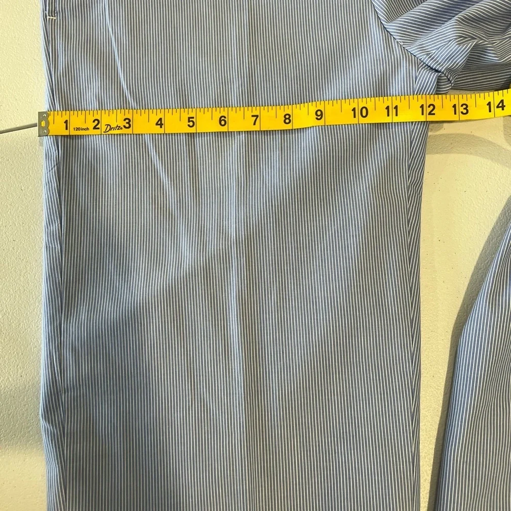 Ralph Lauren striped flat chino cruise Vacation trousers 32X30 Cotton Blend